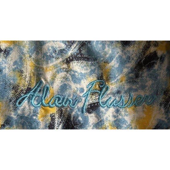 Alan Flusser Shirt Men’s Long Sleeve Button Down Multicolor Geometric XL - Picture 4 of 11